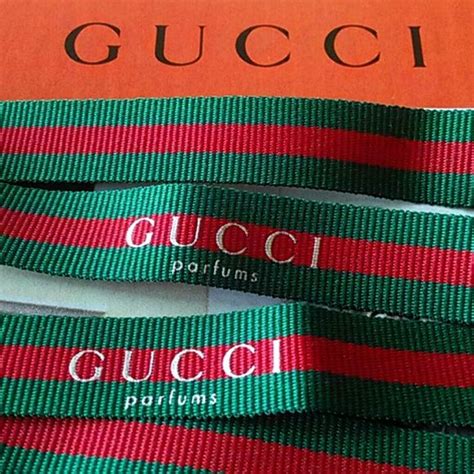 gucci gift ribbon|authentic Gucci ribbon.